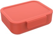 Lisätarvikkeet kouluun - Euromic LUNCH BUDDIES Red lunch box w/clip lock & divide - 088908724-21455398