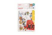 Kirjoitus- ja piirustustarvikkeet - Euromic PIPPI & Herr NILSSON writing set w/multi-col- pen - 063606128