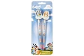 Kirjoitus- ja piirustustarvikkeet - Euromic Bluey 2-pack pencils w/2 eraser toppers - triangular pencils unsharpened each with eraser topper packed on blistercard w/eurohole CE & 0-3 years pictogram - 048207002