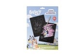 Kirjoituspöytätarvikkeet - Euromic BLUEY Scratch set w/wooden pencil paper envelope - 048206600