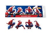 Lisätarvikkeet kouluun - Euromic SPIDERMAN 4-pack erasers in box - 017807106