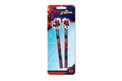 Lisätarvikkeet kouluun - Euromic SPIDERMAN 2-pack pencils w/eraser toppers - 017807002