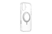 Puhelin - Kannet ja kotelot - Baseus SkyRing 360° Magnetic Case with Stand for iPhone 16 - Transparent - P6016100A201-04