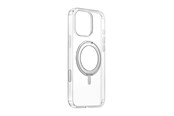 Puhelin - Kannet ja kotelot - Baseus Magnetic Case with Stand SkyRing 360° for iPhone 16 Pro - Transparent - P6016100A201-05