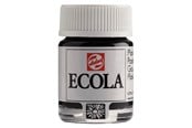 Kirjoitus- ja piirustustarvikkeet - Bruynzeel - Ecola Poster Paint Bottle 16ml Black 700 - 09167000