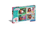 Palapelit - Clementoni Gabby’s Dollhouse 4-in-1 Super Colour Puzzles (12/16/20/24) - 21524