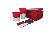 Fanituotteet - ABYstyle - POKEMON Gift Set Glass + Mug + 2 Coasters Pokéball - Lahjapakkaus - GFB0085
