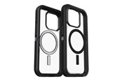 Puhelin - Kannet ja kotelot - OtterBox Defender XT Clear Apple iPhone 15 Pro Max Dark Side - clear/black - ProPack - 77-93314