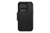 Puhelin - Kannet ja kotelot - OtterBox Strada MagSafe Apple iPhone 15 Pro Shadow - black - 77-93560