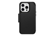 Puhelin - Kannet ja kotelot - OtterBox Strada MagSafe Apple iPhone 15 Pro Shadow - black - ProPack - 77-93812