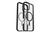 Puhelin - Kannet ja kotelot - OtterBox React MagSafe Apple iPhone 16 Plus Black Crystal - clear/black - ProPack - 77-96236