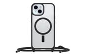 Puhelin - Kannet ja kotelot - OtterBox React Necklace MagSafe Apple iPhone 16 Black Crystal - clear/black - ProPack - 77-96819