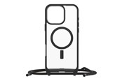 Puhelin - Kannet ja kotelot - OtterBox React Necklace MagSafe Apple iPhone 16 Pro Max Black Crystal - clear/black - 77-96836
