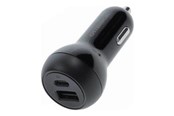 Puhelin - Adapterit & Laturit - OtterBox Standard Car Charger 32W - 1 USB-C 20W + 1 USB-A 12W - black - 77-98235