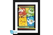 Fanituotteet - ABYstyle - POKEMON Framed print Scarlet & Violet Starters - Kuva - GBYDCO359
