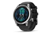 Älykellot, Urheilukellot & Aktiivisuusrannekkeet - Garmin fēnix E - stainless steel - sport watch with band - black - 16 GB - 010-03025-00
