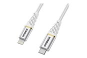 USB kaapelit - OtterBox Premium Cable USB C-Lightning 1M USB-PD White - 78-52651