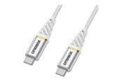 USB kaapelit - OtterBox Premium Cable USB C-C 2M USB-PD White - 78-52681