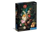 Palapelit - Clementoni Louvre - Jan Frans van Dael - Vase of Flowers Grapes and Peaches (1000) - 39970
