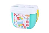 Vauva- ja taaperolelut - PLAY Shape Sorter Bucket with Shapes 12 pcs. - 2377