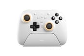 Pelit - lisävarusteet - 8BitDo Ultimate 2 Bluetooth - TMR - RGB - White - Nintendo Switch 1 & 2 - Wireless Controller - PC - RET00519