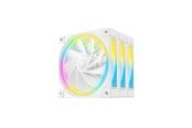Kotelotuuletin - DeepCool FL12R White Triple-Pack - Kotelotuuletin - 120mm - Valkoinen, RGB-valolla - 32 dBA - R-FL12R-WHAPN3-G