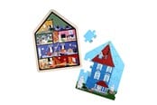 Vauva- ja taaperolelut - Barbo Toys Moomin Framed Wooden Puzzle House - 7288