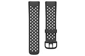Smartwatch - Lisävarusteet - Puro SPORT+ Silicone Replacement band for FitBit Charge 5 - FBC5WBSPORT1BLK