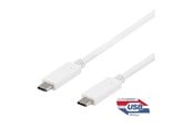 USB kaapelit - Deltaco USB-C Cable - USB-C to USB-C - 1 m - USBC-1407