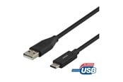 USB kaapelit - Deltaco USB-C Cable - USB to 24 pin USB-C - 25 cm - USBC-1002