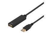 USB kaapelit - Deltaco USB Extension Cable - USB to USB - 7 m - USB2-EX7M