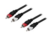 Audiokaapelit - Deltaco Audio Cable - 1 m - MM-109