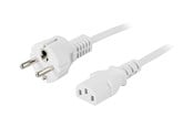 Sisäiset virtakaapelit - Deltaco Power Cable - 1 m - DEL-109LV