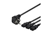 Virtakaapelit (ulkoinen) - Deltaco Power Cable - 3 m - DEL-109I