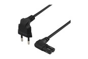 Virtakaapelit (ulkoinen) - Deltaco Power Cable - 1 m - DEL-109BL