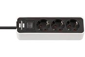 Virtakaapelit (ulkoinen) - Brennenstuhl Ecolor Power Strip Socket 3-Way - 1.5 m - 1153230020