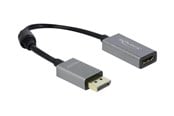 Näyttökaapeli - DeLOCK Adapter - DisplayPort / HDMI - 20 cm - 66436