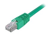 Verkkokaapelit - Deltaco LAN CAT 6 - F/UTP - Vihreä - 1meter - STP-611G