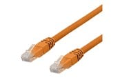 Verkkokaapelit - Deltaco TP-61ORAU - patch cable - 1 m - orange - Oranssi - 1m - TP-61ORAU