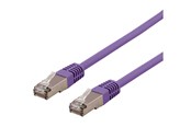 Verkkokaapelit - Deltaco patch cable - 1.5 m - purple - Purppura - 1m - STP-611PAU