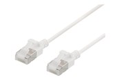 Verkkokaapelit - Deltaco patch cable - 30 cm - white - Valkoinen - 0.3m - UFTP-1008