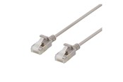 Verkkokaapelit - Deltaco patch cable - 2 m - grey - Harmaa - 2m - UFTP-1040