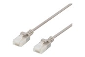 Verkkokaapelit - Deltaco patch cable - 1 m - grey - Harmaa - 1meter - UUTP-1020