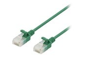 Verkkokaapelit - Deltaco patch cable - 3 m - green - Vihreä - 3m - UUTP-1052