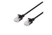 Verkkokaapelit - Deltaco patch cable - 5 m - black - Musta - 5m - UUTP-1067