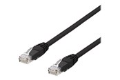 Verkkokaapelit - Deltaco TP-620SAU - patch cable - 20 m - black - Musta - 20m - TP-620SAU