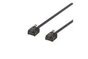 Verkkokaapelit - Deltaco patch cable - 15 cm - black - Musta - 0.1m - UUTP-2077