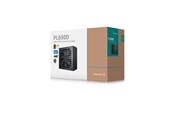 Virtalähde - DeepCool PL650D Virtalähde - 650 Watt - 120 mm - ATX 3.0 - 80 Plus Pronssi sertifioitu - R-PL650D-FC0B-EU-V2