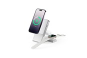 Puhelin - Adapterit & Laturit - ALOGIC Matrix+ 3-in-1 Magnetic Charging Dock - MSPBDDAWCWH-G