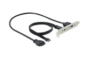 USB kaapelit - DeLOCK USB 3.1 Slot Bracket - 89934